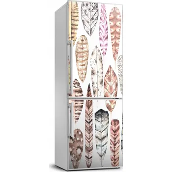 Fototapeta Samolepící tapeta na lednici Barevná pírka 70x190