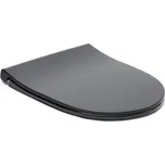 WC prkénko VitrA Sento duroplast černá mat 120-483-009