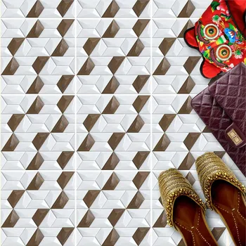 Fototapeta Samolepky na podlahové dlaždice 20x20 cm - dekor ořechové dřevo