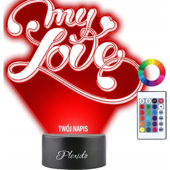 Lampička Plexido vícebarevná Noční lampa