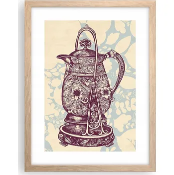 Obraz Obraz plakát v rámu světlý dub do obýváku 30x40 džbán plakáty na zeď