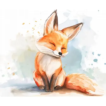 Plakát Plakát Veselá Liška bez rámu 66,5 x 46,5 cm