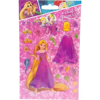 samolepka SAMOLEPKY PRO DĚTI - DISNEY PRINCEZNY PRINCESS
