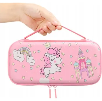 Pouzdro na mobilní telefon POUZDRO pro Nintendo Switch Lite - Jednorožec Premium