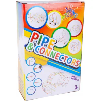 ostatní stavebnice KREATIVNÍ SADA BRČKA TRUBIČKY TYČINKY SKLÁDÁNÍ