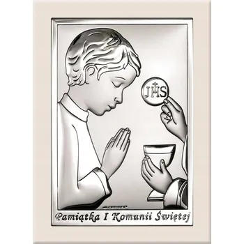 Obraz Obrázek k prvnímu svatému přijímání - památka na první přijímání pro chlapce, 8x11 cm