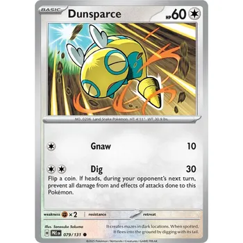 Karetní hra Dunsparce 079/131 - Prismatic Evolutions Typ karty: Non-Holo