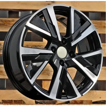 Alu kolo Alu kola Racing Line B5906, 17x7 5x108 ET44, černá + leštění