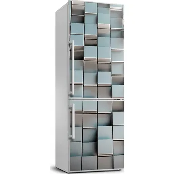 Fototapeta Samolepka na ledničku Stěna krychle 70x190