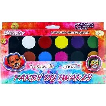 Speciální výtvarná barva Barvy na obličej Aliga 1 ks