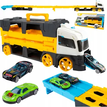 autíčko AUTOPŘEPRAVNÍK AUTO RAKETOMET AUTO NÁKLADNÍ AUTO 2 AUTA AUTÍČKA TRANSPORTÉR HRAČKA