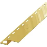 Spádový profil Eviso gold lesk, nerez PVD, délka 130 cm, výška hrany 30 mm, LSGM0005