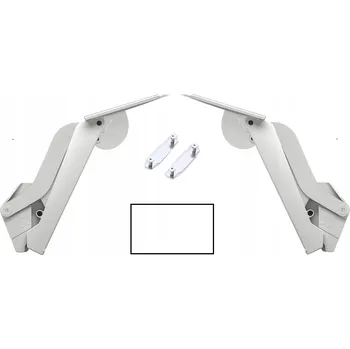 Nábytkový zvedák / píst pro výklopné dveře HAFELE Free space mod D bílý s brzdou