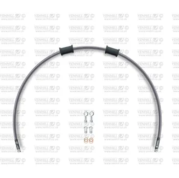 Hadice zadní brzdy venhill powerhoseplus tri-6001rs-cb (1 hadice v sadě) karbonové hadice, nerezové koncovky
