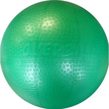 Gymnastický míč Míč overball, dlouhá zátka, zelený,23 cm