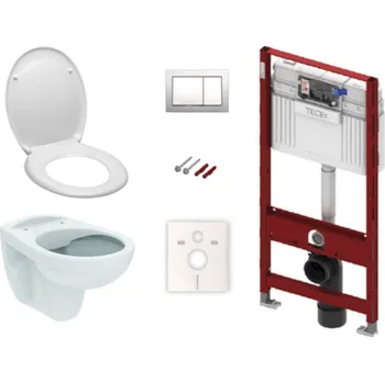 Klozet Cenově zvýhodněný závěsný WC set TECE do lehkých stěn / předstěnová montáž+ WC S-Line S-line Pro KMPLSIKOTSCR