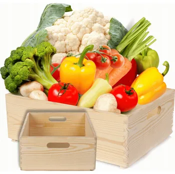 Obraz Dřevěná bedna krabička truhlička truhla decoupage 40x30 SOLIDNÍ eko