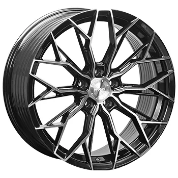 Alu kolo Alu kola MONACO WHEELS FF3, 19x8.5 5x112 ET45, černá lesklá + leštění