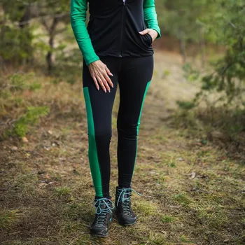 Dámské legíny TERMOVEL Dámské legíny ELLA zelená VELIKOST: S