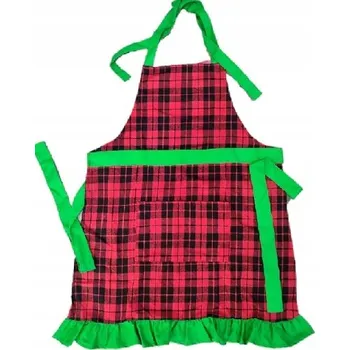 Kuchyňská zástěra BAVLNĚNÁ KUCHYŇSKÁ ZÁSTĚRA VOLÁNEK INSPIRACE