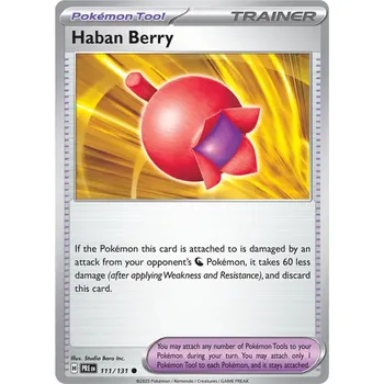 Sběratelská karetní hra Haban Berry 111/131 - Prismatic Evolutions Typ karty: Non-Holo