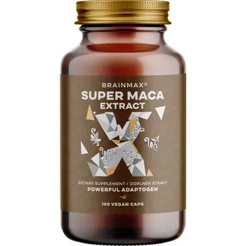 Doplněk stravy BrainMax Super Maca extrakt, 700 mg, 100 rostlinných kapslí