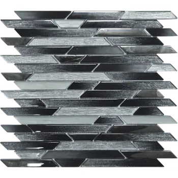 Skleněná mozaika Mosavit Belart gris 30x30 cm mat / lesk BELARTGR