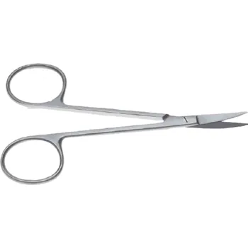 Péče o oční okolí Nůžky oční rovné, ostré/ostré, zahnuté, délka 115 mm