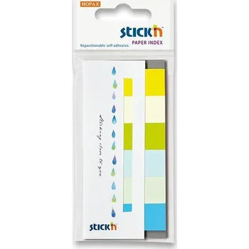 Samolepící bloček Hopax Stick'n - samolepicí papírové záložky - 6 × 30 lístků, Summer