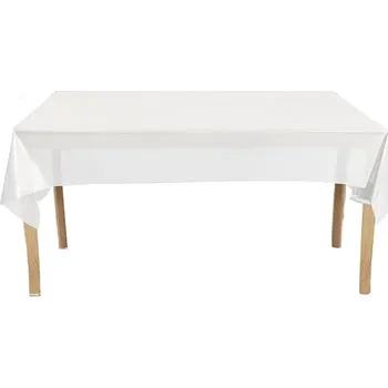 ubrus JIUERYY Saténový ubrus na svatební stůl, banket, dekorace na křtiny,