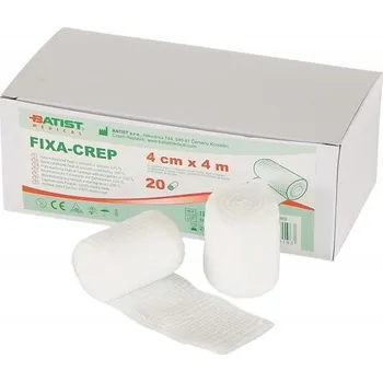 Fixa-Crep, 4 cm x 4 m, obinadlo vysoce elastické, fixační (20ks)