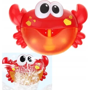Hračka pro nejmenší STROJEK KRAB VÝROBNÍK PĚNY DO KOUPELE GENERÁTOR BUBLIN
