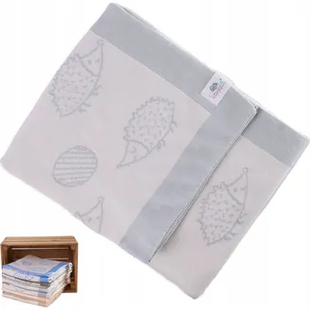 Prostěradlo Dětská deka - 90x100 cm - Snuglytots - Model Hedgie - Máta/Ecru