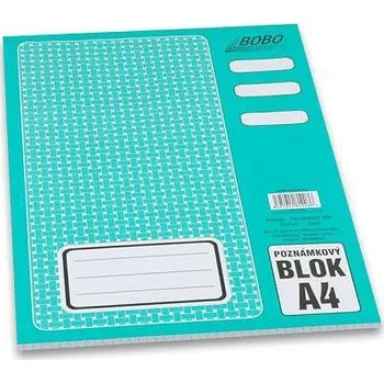 BOBO pozn. blok A4, čtvr lepený