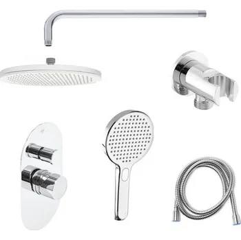 Sprchový set Sprchový systém SAT Fusion včetně podomítkového tělesa chrom SATBSFU215BSSET1