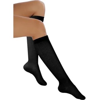 Stahovací punčochy Podkolenka vel. 39-41, černé, Avicenum PHLEBO 310 COTTON