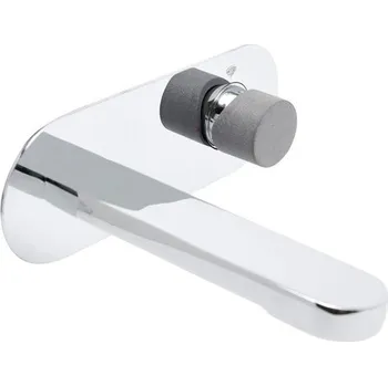 Vodovodní baterie Umyvadlová baterie SAT Fusion včetně podomítkového tělesa beton SATBSFU101B