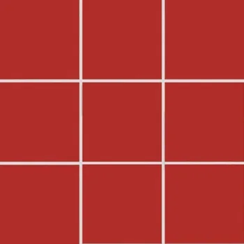 Dlažba Mozaika Rako Color Two červená 10x10 cm lesk GAA0K359.1