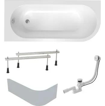 Vana Asymetrická vana Laguna Rajka 170x72,5 cm akrylát levá SIKOVRAJ170LANP