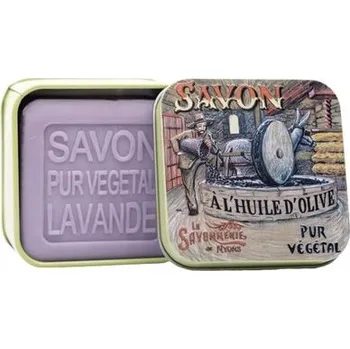 Koupelová kosmetika Marseillské mýdlo La Savonnerie de Nyons LEVANDULE BOX Mlýn 100g