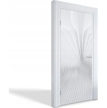 Fototapeta Samolepicí samolepící na dveře skříně Abstraktní vlny 95 x 205 cm