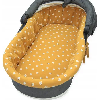 Vložka do kočárku Kerstin, žlutá