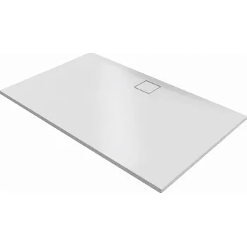 Sprchová vanička Sprchová vanička obdélníková Hüppe EasyFlat 180x100 cm litý mramor bílá matná EF0120.083