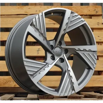 Alu kolo Alu kola Racing Line I5639, 19x8 5x112 ET45, šedivá matná + leštění