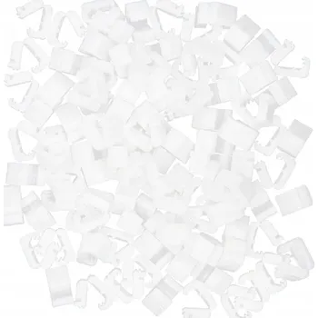 Balónek Klips, vázání, spona na balónky bílé 100 kusů