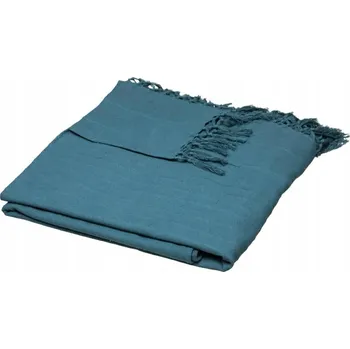 Přehoz na lůžko Přehoz na postel Atmosphera bavlna 230 cm x 250 cm modrý