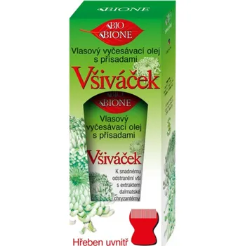 Vlasová regenerace Vlasový vyčesávací olej s přísadami VŠIVÁČEK 82ml