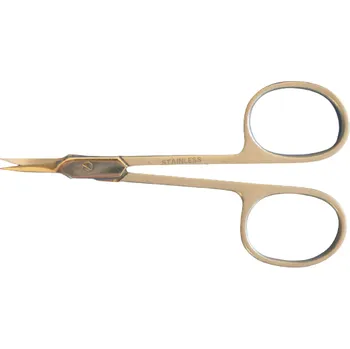 Nůžky na kůži zahnuté, jemné, 9 cm