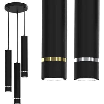 ZÁVĚSNÉ SVÍTIDLO NA LIŠTĚ TUBA KOLO EYE KOVOVÉ 3xGU10