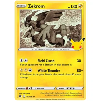 Sběratelská karetní hra Pokémon TCG Zekrom 010/025 - Holo